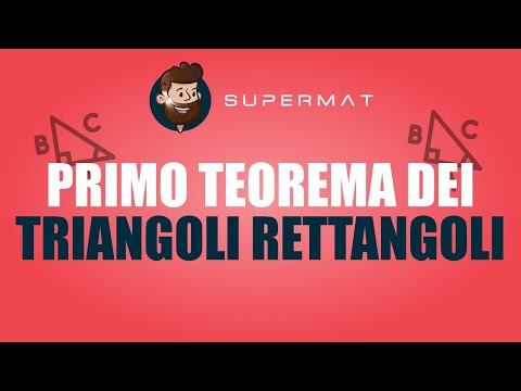 TRIGONOMETRIA - Spiegazione Primo Teorema dei Triangoli Rettangoli {DIMOSTRAZIONE}