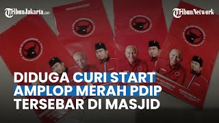 Video Marbot Masjid Bagikan Amplop Merah Berlogo PDIP Viral di Medsos, Kader PDIP Buka Suara