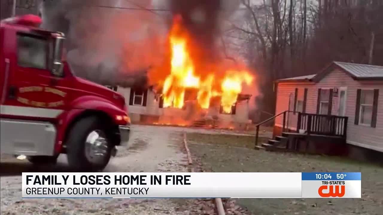 Family loses everything in house fire - YouTube