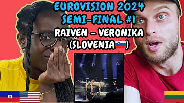 REACTION TO Raiven - Veronika (Slovenia 🇸🇮 Eurovision 2024 Semi-Final #1) | FIRST TIME WATCHING