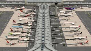 Handling 10 Special Arrivals | MUSCAT Airport Gameplay | Plane Spotting | World of Airports screenshot 5