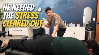 High Stress Job = Big Crunchy CRACKS | Full Chiropractic Treatment With Dr. Tyler Bigenho