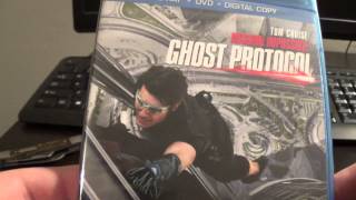 Mission Impossible: Ghost Protocol Blu Ray Unboxing