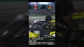 Throwback to when Kyle Busch gets congratulated by Bubba Wallace post race #shorts #nascar