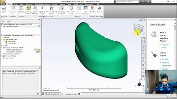 #1 INTRODUCING RIBBON INTERFACE: Autodesk MoldFlow Adviser 2016 Tutorials