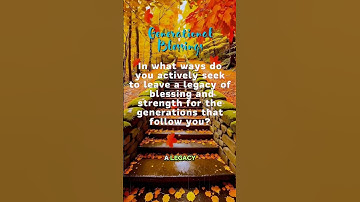 Generational Blessings: A Journey Through Family Legacies #shorts #inspiration #faith