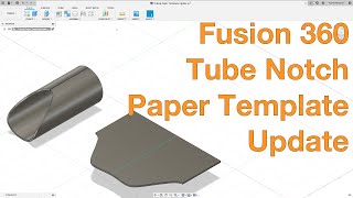 Fusion 360  Unfolding Sheet Metal Tubing Update