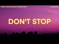 Megan Thee Stallion - Don’t Stop (Lyrics) ft. Young Thug