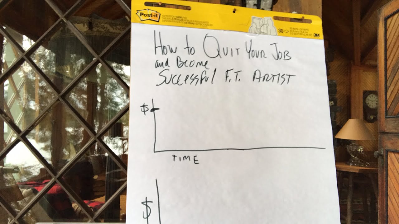 How to quit your job and become a successful full time artist - YouTube