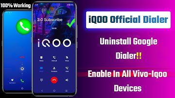 iQOO Official Dialer | how to uninstall google dialer and get iqoo stock dialer | iqoo stock dialer