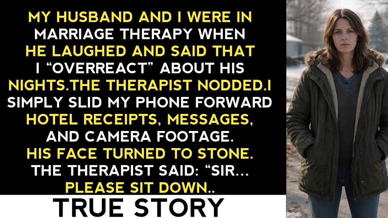 MARRIAGE THERAPY, MY HUSBAND SAID I OVERREACT—THEN I SHOWED THE RECEIPTS