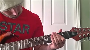 Some new lead licks played on PRS SE Custom 24 7 string