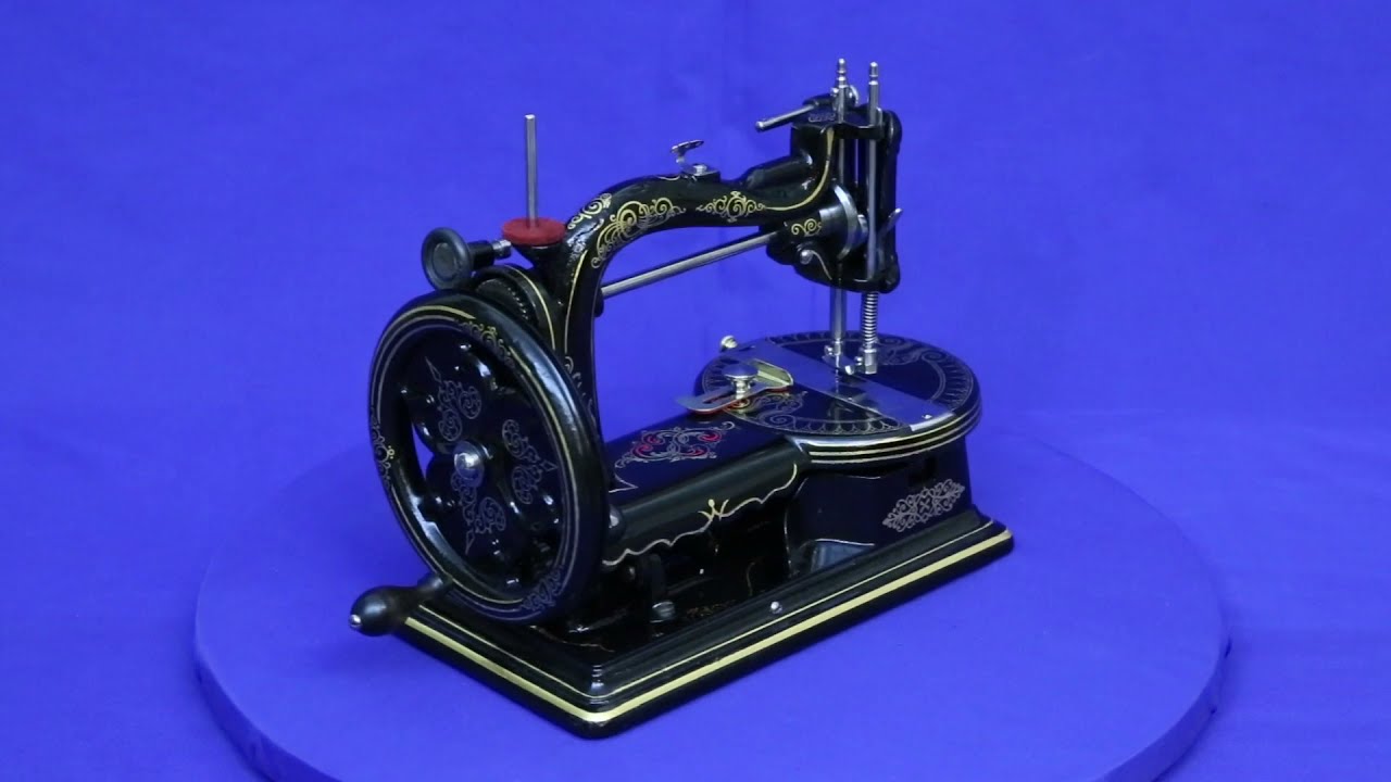 Antique Charles Raymond Household Sewing Machine YouTube