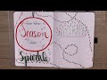 December bullet journal setup | plan with me in my bujo | christmas bujo layout