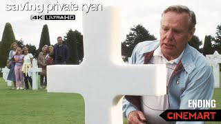 SAVING PRIVATE RYAN (1998) | Film Ending | Military Cemetery | Old Private Ryan Scene 4K UHD