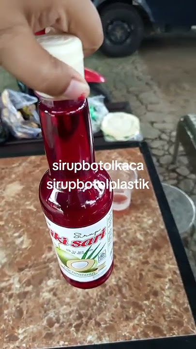 Hari gini masih beli sirup yg botol kaca Gak lagi deh, kan udah ada sirup Niki Sari yg botolnya PET