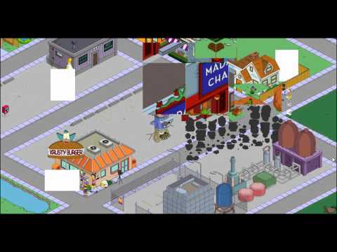 Simpsons Tapped Out Bug 1: Todo Springfield se revoluciona!