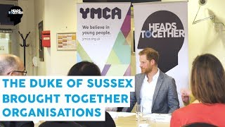 The Duke Of Sussex Visits The Ymca Heads Together