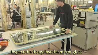 Automatic Profile Bending with Springback Compensation for Mirror & Picture Frames