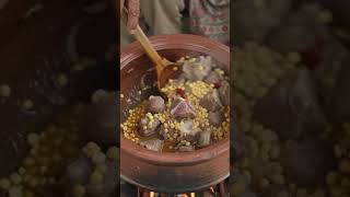 ASMR#Mutton with daal making Pakistani village Style#village cooking#desi food
