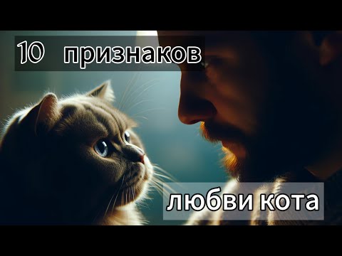 10 ПРИЗНАКОВ того, что ВАШ кот ВАС ЛЮБИТ.