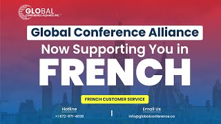 Global Conference Alliance Now Offers Services in French - French support for conferences