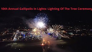 10th Annual - 2022 -  Lighting Of The Tree Ceremony - Gallipolis Ohio