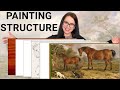 Painting layers and how scientific analysis reveals the painting structure and composition