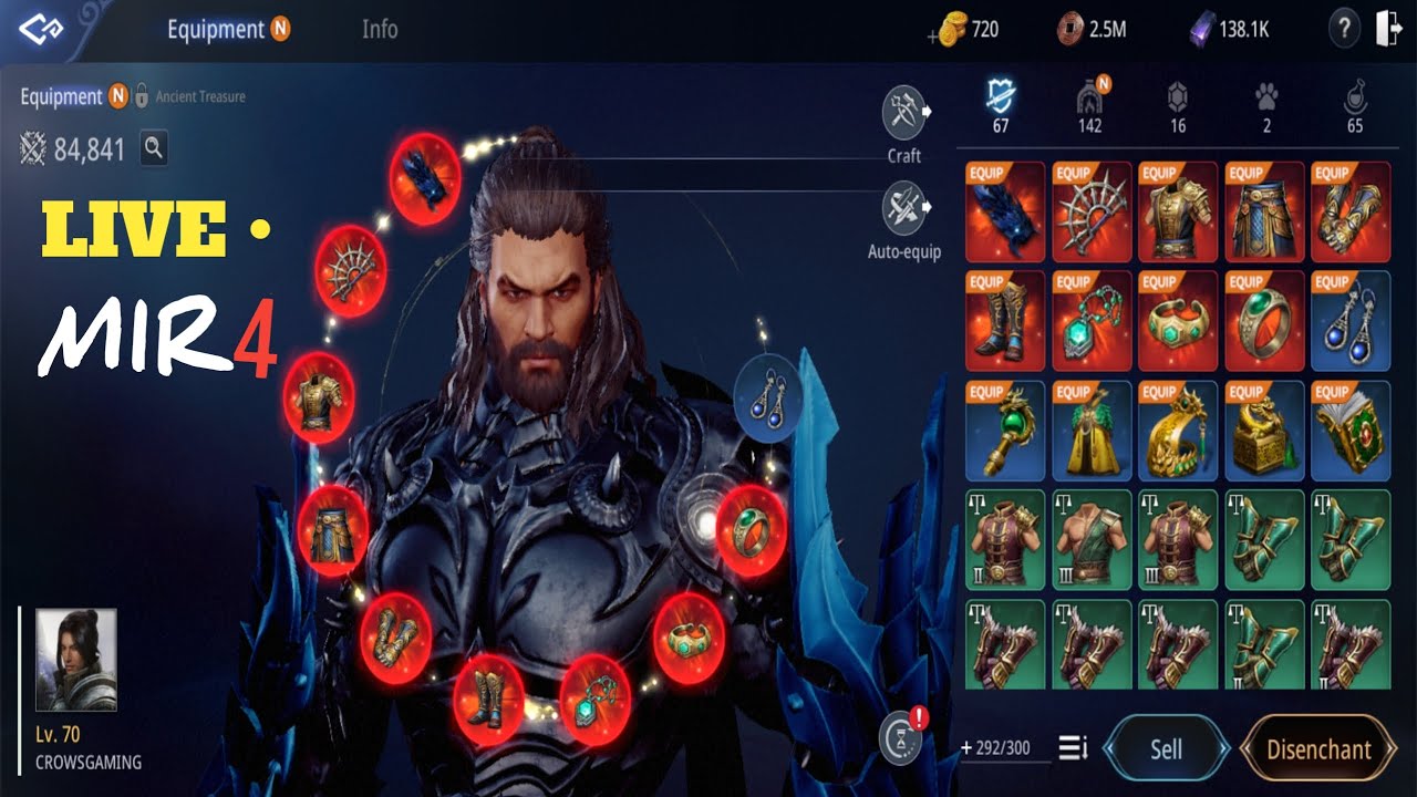 LIVE MIR4 NEW CLASS Server BASIA012 EVENT BW