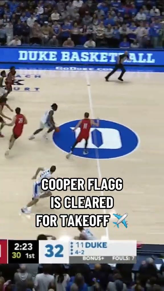 Cooper Flagg takes off ?