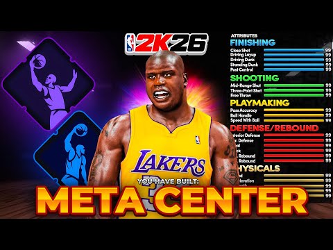 *NEW* META CENTER BUILD IN NBA 2K26! DEMIGOD CENTER BUILD!