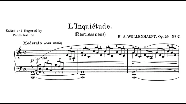 Hermann Wollenhaupt - L'inquitude, Op.29/7