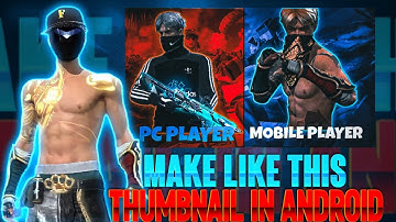 How to make 1v1 Thumbnail in android |tutorial infinite gfx#infinite #freefire
