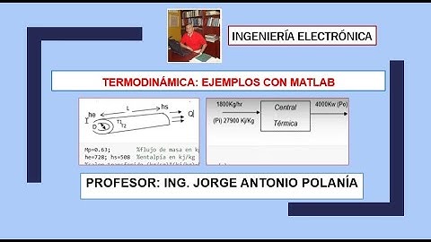 Termodinámica: Ejercicios con Matlab. Parte1