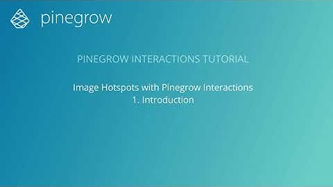1. Introduction - Interactive image hotspots - Pinegrow Interactions Tutorial
