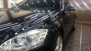 Mercedes-Benz S500, после полировки фар