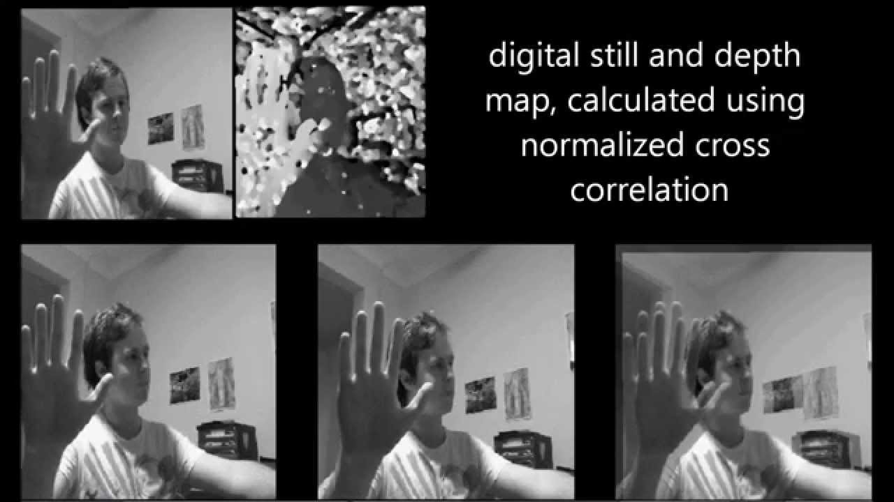 Stereo vision using FFT Image Registration and NCC - YouTube
