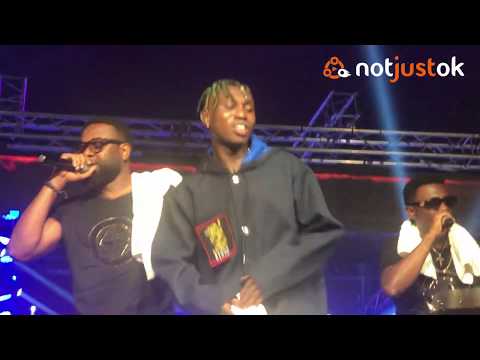 Watch This Hilarious Video of Zlatan As Hypeman To Styl-Plus At Zlatan Live in Concert