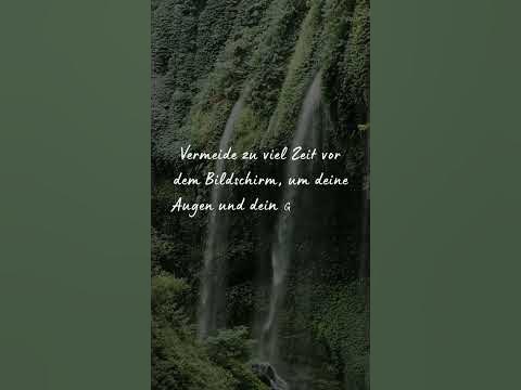Vermeide zu viel Zeit vor dem Bildschirm, um deine Augen und dein Gehirn zu schonen. #short #