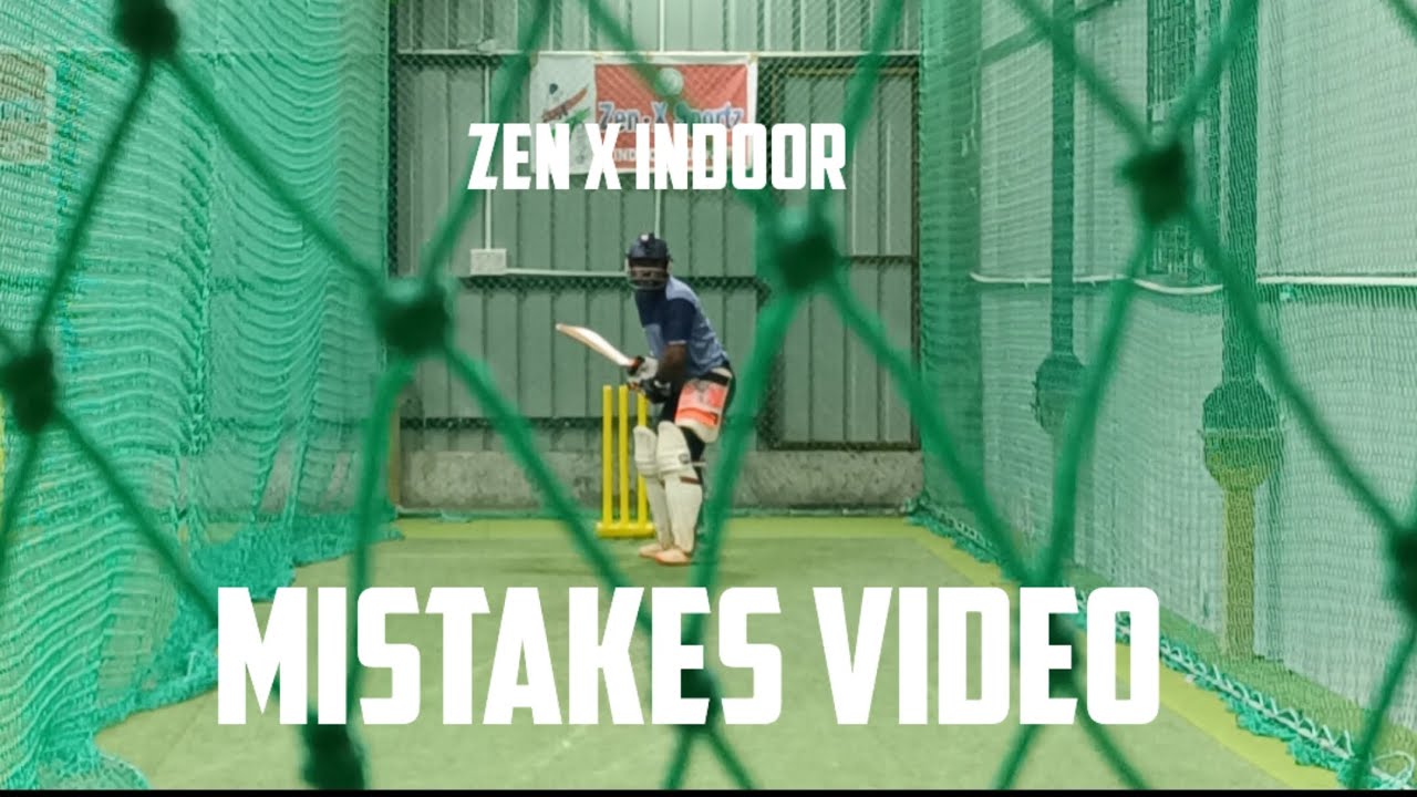 My worst nets session ever Indoor cricket Zen X indoor Worst