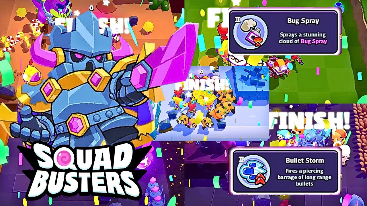 Bug Spray And Bullet Storm P.E.K.K.A Showdown Gameplay ‼️ Squad Busters