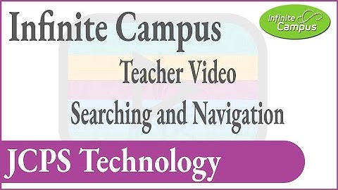 Infinite Campus Teacher Navigate and Search