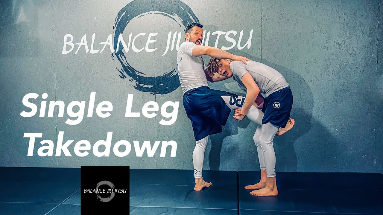 How to do a Single Leg Takedown/Jiu Jitsu - YouTube