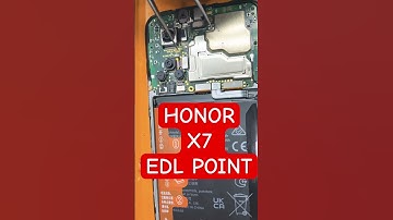 HONOR X7 EdL point