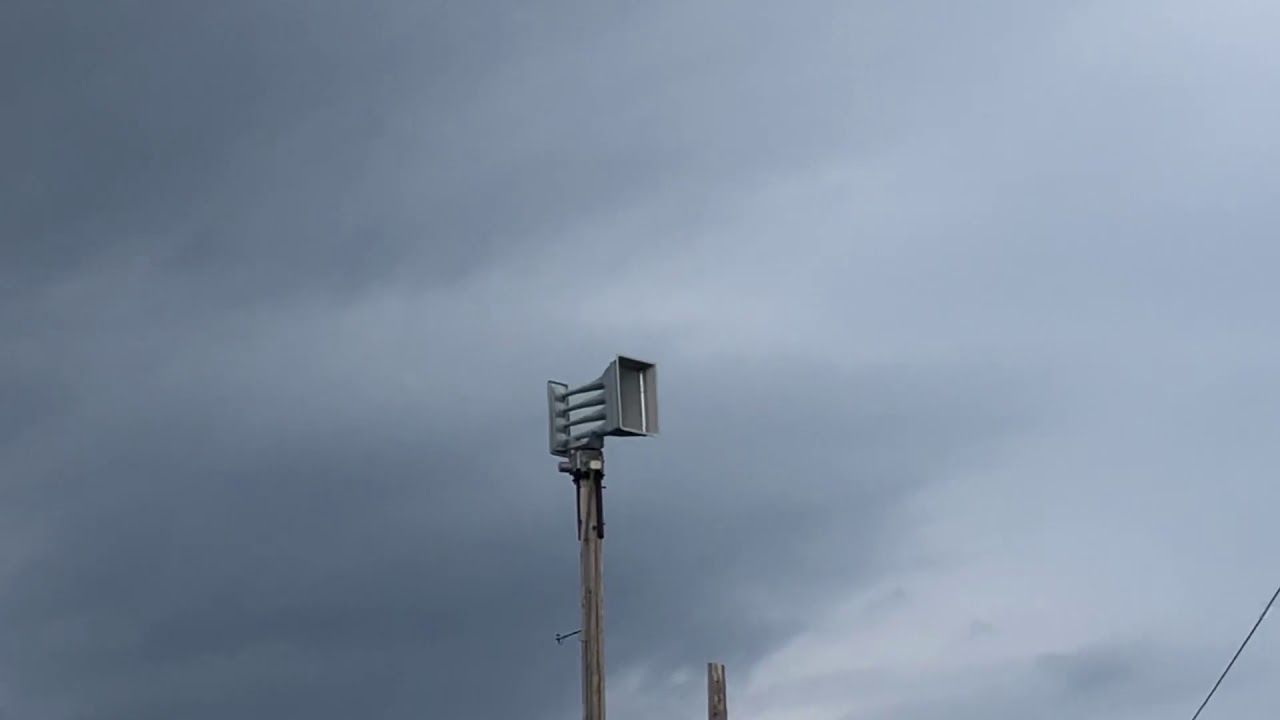 4004 Siren sounding for Tornado Warning ~ Franklin County, OH - YouTube