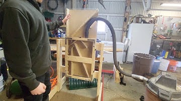 Cleaning Popcorn With a Zigzag Seed Cleaner