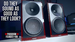 Download Lagu MOST BEAUTIFUL BOOKSHELF SPEAKER I'VE SEEN! Paradigm Founder 40B Review MP3