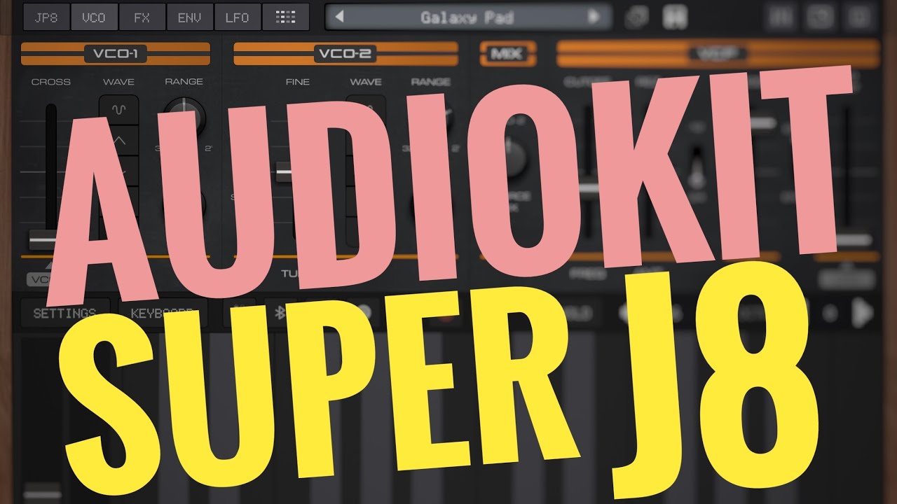 AudioKit Super J8 (Jupiter 8 for iPad & iPhone) Walkthrough & Review