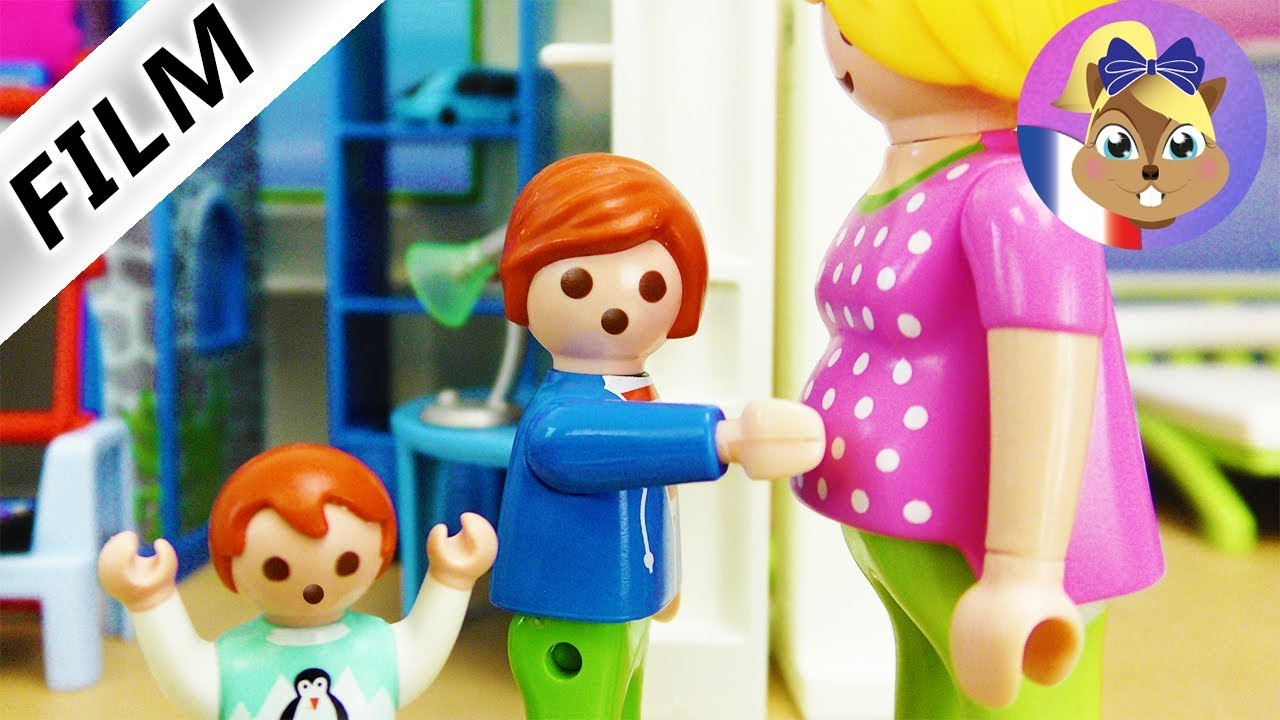 playmobil femme enceinte avec bebe