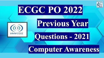 Computer Awareness PYQ 2021 for ECGC PO 2022